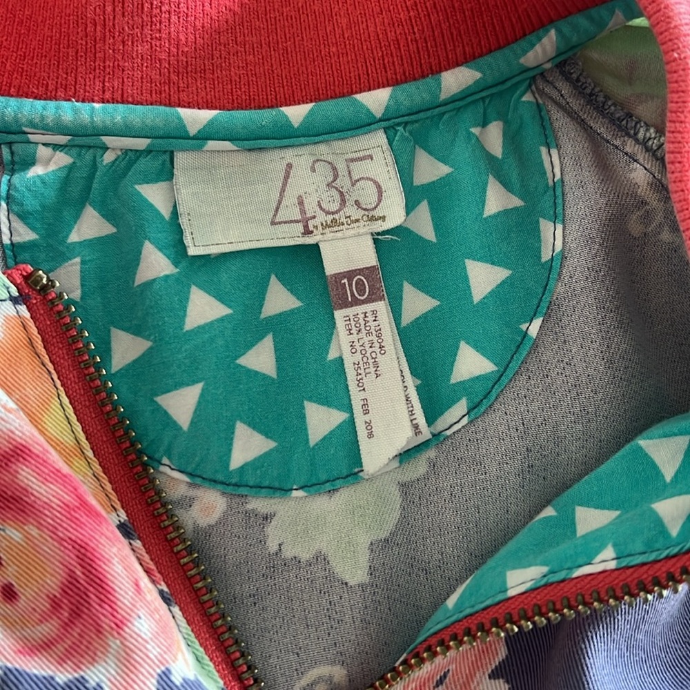 Matilda Jane 435 Cabin Night Floral Raglan Tween Jacket Girls Size 10 - Picture 4 of 9